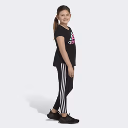 adidas Girls Size AEROREADY Performance Long Tights  Black  X-Large (1