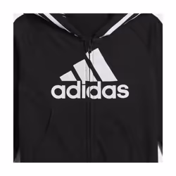 adidas unisex baby Infant Girls' and Boys' Long Sleeve Hooded Coverall Overalls  Black  12 Months US
