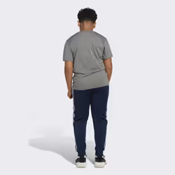 adidas Boys' Little Iconic Tricot Jogger Pants  Collegiate Navy  4