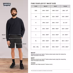 Levi's Men's Big & Tall 469 Loose  (New) Lazy Short  44