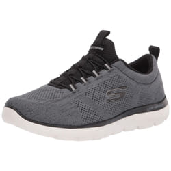 Skechers mens Skechers Men's Summits Louvin Loafer  Black/White  8 Wid