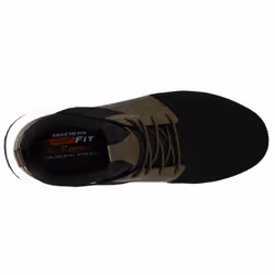 Skechers Men's Classic Fit Delson-Camben Black/Brown Sneaker 11 M US
