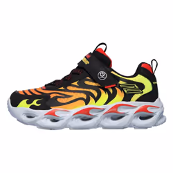Skechers Kids Boys S Lighs Sport Lighted Sneaker Black/Red 13.5 Lit