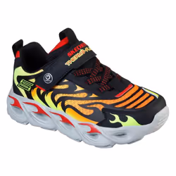 Skechers Kids Boys  S Lighs  Sport Lighted Sneaker  Black/Red 13.5 Lit