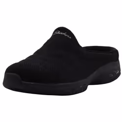 Skechers Women's Commute-Knitastic-Engineered Knit Open Back Mule Bla