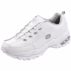 Skechers Sport Women's Premium-Premix Slip-On Sneaker  White/Silver  1