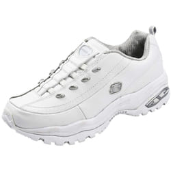 Skechers Sport Women's Premium-Premix Slip-On Sneaker  White/Silver  1