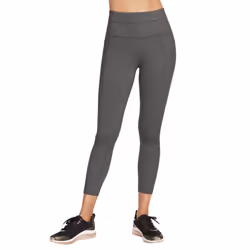 Skechers Womens GOFLEX High Waisted Moisture Wicking 7/8 Leggings - XL, Charcoal Grey