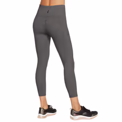 Skechers Womens GOFLEX High Waisted Moisture Wicking 7/8 Leggings - XL, Charcoal Grey