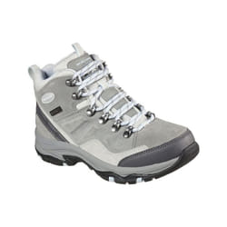 Skechers Womens Relaxed Fit Trego Rocky Mountain Grey Waterproof Boots - UK 4