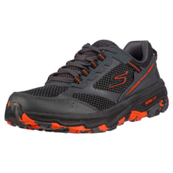 Skechers Men's GoRun Altitude-Trail Running Walking Hiking Shoe with Air Cooled Foam Sneaker  Charcoal/Orange/Black  9.5
