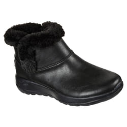 Skechers Womens 2021 On-The-Go Joy Endeavor Water Repellent Faux Fur Boots - UK 6, Black