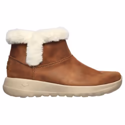 Skechers Womens 2021 On-The-Go Joy Endeavor Water Repellent Faux Fur Boots - UK 6, Chestnut