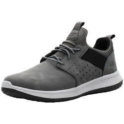 Skechers Men's Delson-Axton Sneaker  Grey/Black  13 M US