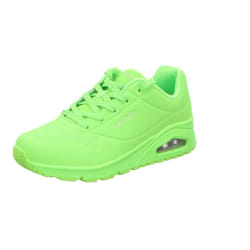 Skechers Women's Uno-Night Shades Sneaker  Lime  6
