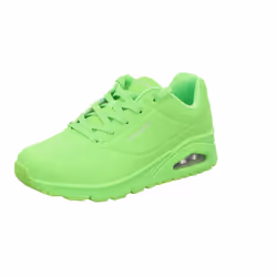 Skechers Women's Uno-Night Shades Sneaker  Lime  7.5