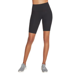 Skechers Women's GO Walk High Waisted 8"" Bike Short  Black  XL