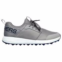 Skechers Mens 2021 Max-Sport Lightweight Breathable Spikeless Golf Shoes - UK 8, Charcoal/Blue