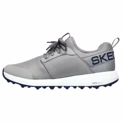 Skechers Mens 2021 Max-Sport Lightweight Breathable Spikeless Golf Shoes - UK 8, Charcoal/Blue