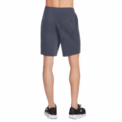 Skechers Mens Explore 9" Elastic Drawstring French Terry Cotton Shorts - M, Indigo