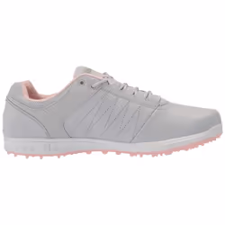 Skechers womens Pivot Spikeless Golf Shoe  Light Gray/Pink  10 US
