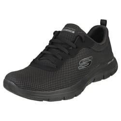 Skechers Flex Appeal 4.0 Womens Casual Trainers in Black Black - Size 4 UK