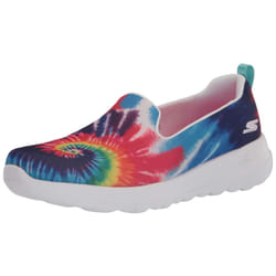 Skechers Womens Go Walk Joy Tie-dye Slip-on Sneaker Multicolor 9 US