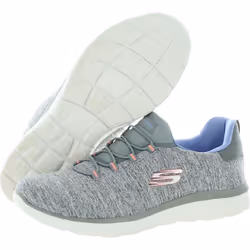 Skechers Women's Summits-quick Getaway Sneaker  Grey/Blue GYBL  10