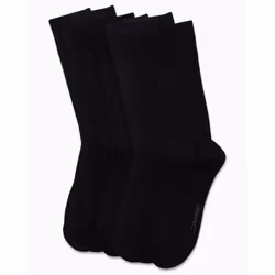 Calvin Klein Men's Dress Socks - 6 Pack Patterned Crew Socks  Size 7-1