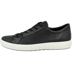 ECCO Men's Soft 7 City Tie Sneaker  Black  12-12.5