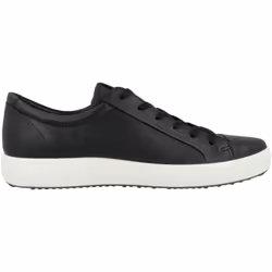 ECCO Men's Soft 7 City Tie Sneaker  Black  12-12.5