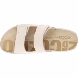 Ecco Shoes 2nd Cozmo Womens Ladies Adjustable Slide Slip on Sandals - Limestone, UK 6 - Additional view 4
