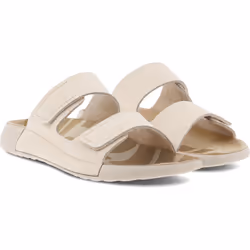 Ecco Shoes 2nd Cozmo Womens Ladies Adjustable Slide Slip on Sandals - Limestone, UK 6 - Additional view 5