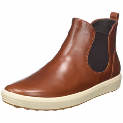 EccO Womens Soft 7 chelsea Ankle Boot cognac 10-105