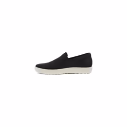 ECCO Women's Soft 7 Casual Slip On Sneaker  Black/Powder  8-8.5