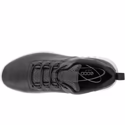 UK, Black) ECCO Mens Gruuv Leather Leisure Elastic Laces Trainers Sneakers Shoes - 10.5-11 (45EU