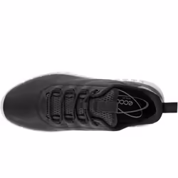 UK, Black/Light Grey) ECCO Womens Gruuv Leather Leisure Elastic Laces Trainers Sneakers Shoes - 4.5 (37EU