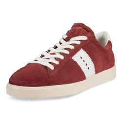 ECCO Women's Street LITE Retro Sneaker  Petal Trim/White  11-11.5
