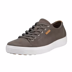 ECCO Men's Soft 7 Sneaker Dark Clay Nubuck/Lion 7-7. 5