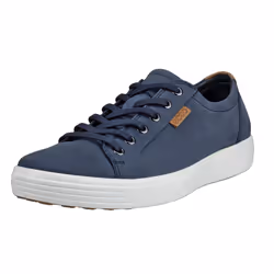 ECCO Men's Soft 7 Sneaker  Marine Nubuck/Lion  10-10.5