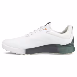 Ecco 2023 M S-Three Leather Waterproof Spikeless Breathable Golf Shoes - UK 7.5, White