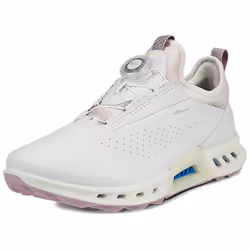 Ecco Womens 2025 BIOM C4 Full Grain Leather Waterproof Boa Spikeless Golf Shoes - UK 6.5-7, White