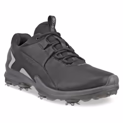 Ecco 2023 BIOM Tour Fluidform Waterproof Spiked Leather Golf Shoes - UK 8-8.5, Black
