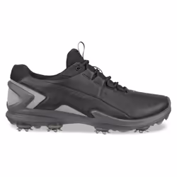 Ecco 2023 BIOM Tour Fluidform Waterproof Spiked Leather Golf Shoes - UK 8-8.5, Black