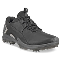 Ecco 2023 BIOM Tour Fluidform Waterproof Spiked Leather Golf Shoes - UK 10.5-11, Black