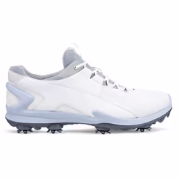 Ecco 2023 BIOM Tour Fluidform Waterproof Spiked Leather Golf Shoes - UK 8-8.5, White