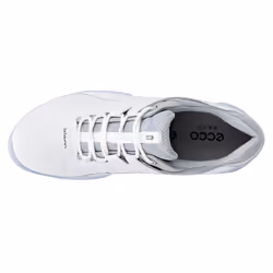Ecco 2023 BIOM Tour Fluidform Waterproof Spiked Leather Golf Shoes - UK 10, White