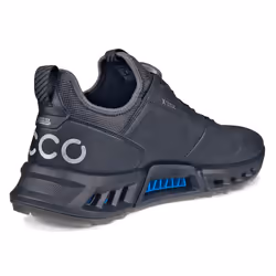 Ecco Mens 2024 M Biom C4 Boa Fastening Waterproof Leather Spikeless Golf Shoes - UK 11.5, Black