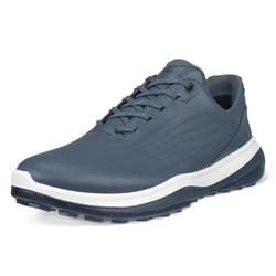 Ecco Mens LT1 M Lace Up Waterproof Spikeless Full Grain Leather Golf Shoes - UK 10, Pavement
