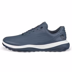 Ecco Mens LT1 M Lace Up Waterproof Spikeless Full Grain Leather Golf Shoes - UK 10, Pavement